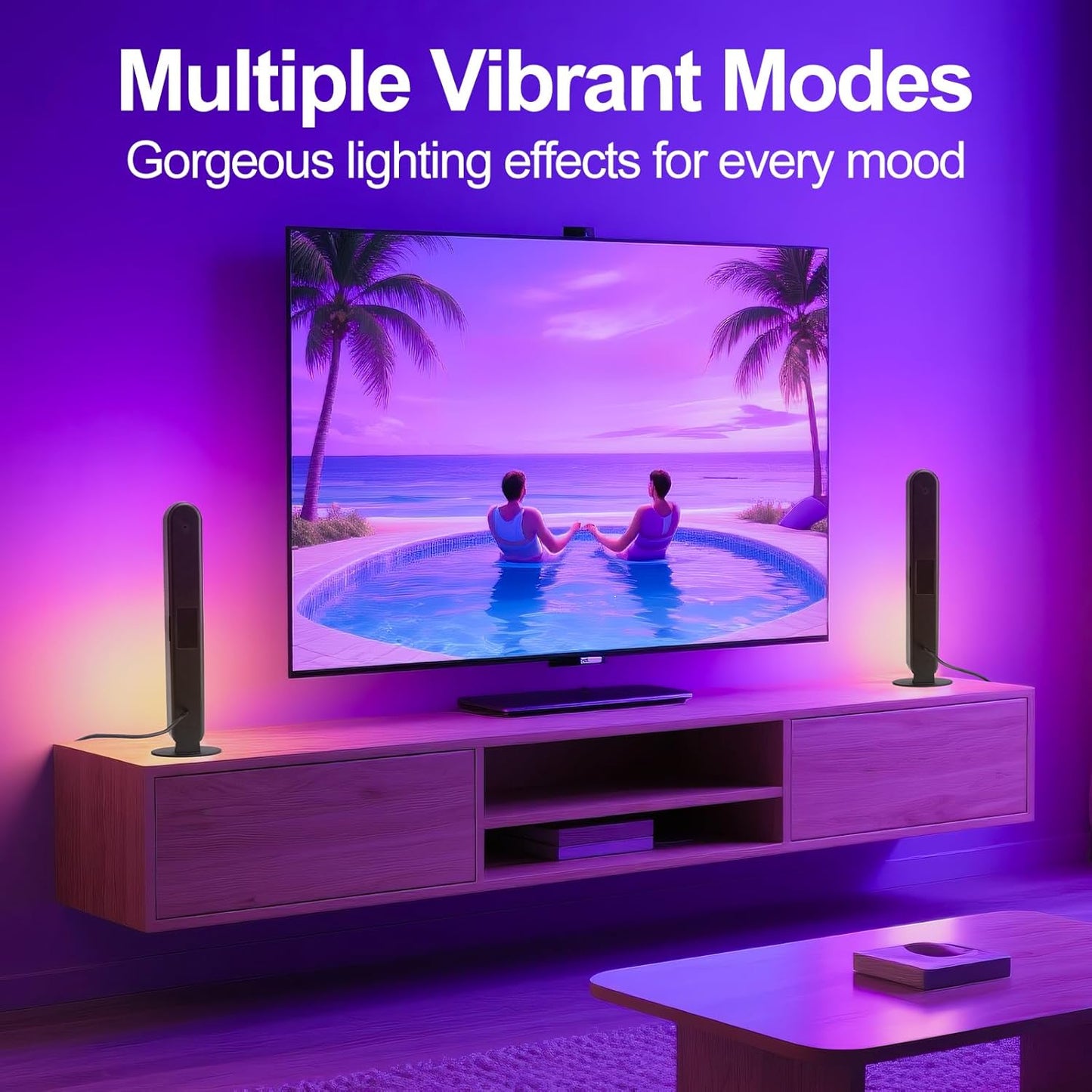 RGB light strip, smart LED light strip suitable for room size, three control modes, dynamic music V1189-HB001HWU000085