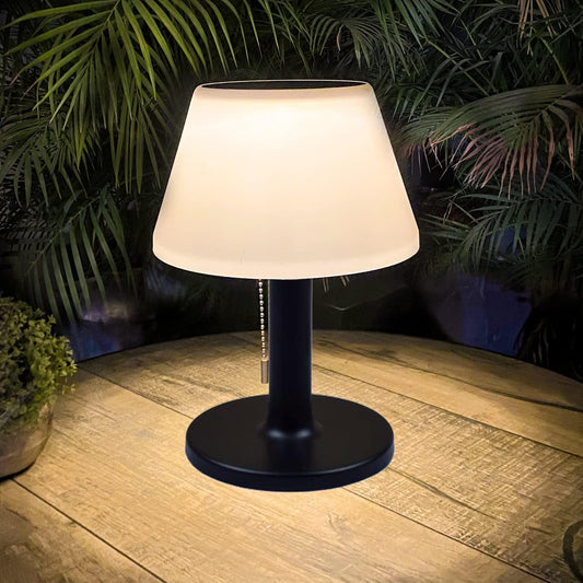 Solar Table Lamp for Outdoor & Indoor - 3 Light Modes, Eye-Friendly, Cordless & Waterproof Solar LED Desk V1189-HB001HWU000094