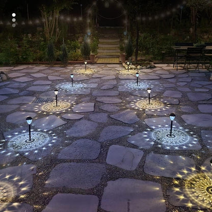 Solar Powered Outdoor Lamp - Waterproof - LED Ground Lamp - 1 Pack V1189-HB001HWU000101