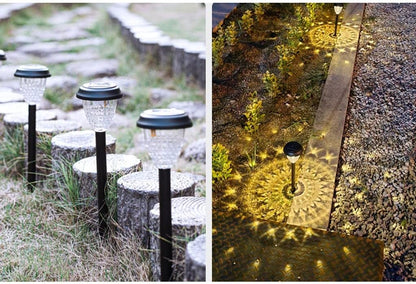 Solar Powered Outdoor Lamp - Waterproof - LED Ground Lamp - 1 Pack V1189-HB001HWU000101