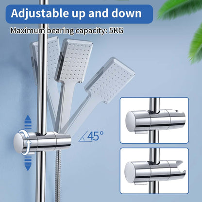 Shower Head Holder - Adjustable and Removable Bracket - For 19-25 mm Connection - Chrome Finish V1189-HB001WSRF00008