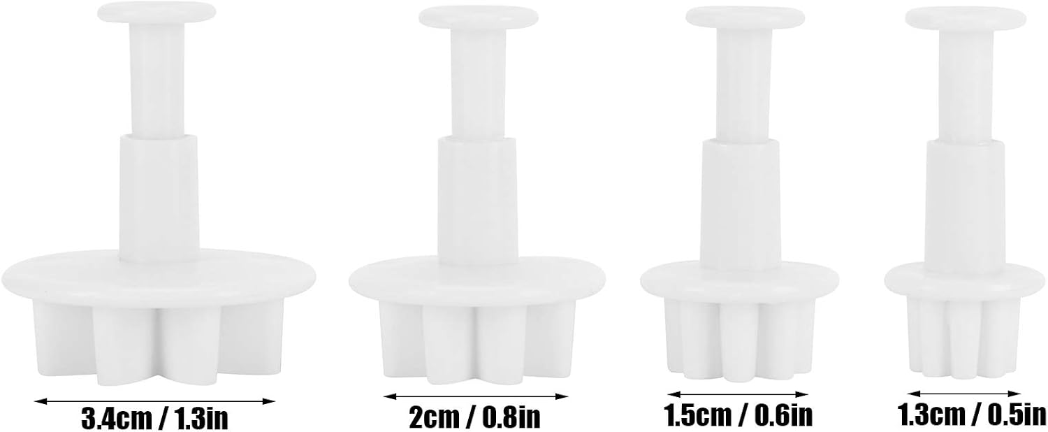 Cake Decorating Flower Pattern Fondant Cutter DIY Baking Tools for Kitchen Supplies V1189-HB001WSRG00003