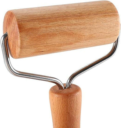 Beech Rolling Pin Double-Sided Wooden Flour Dumpling Wrapper Roller Rolling Pin Hand-Held Baking Tools / 117 V1189-HB001WSRG00004
