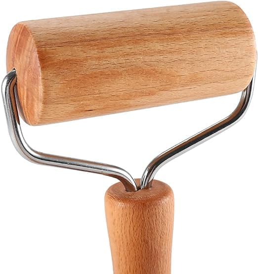 Beech Rolling Pin Double-Sided Wooden Flour Dumpling Wrapper Roller Rolling Pin Hand-Held Baking Tools / 117 V1189-HB001WSRG00004