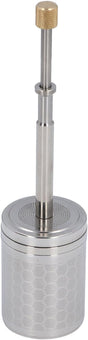 Coffee and Tea Maker, Stainless Steel Plunger Coffee Egg Maker, Spring-Driven Strainer Reusable Coffee V1189-HB001WSRG00006