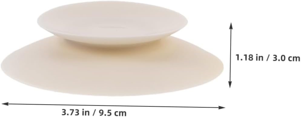 Ciieeo 8 Pieces Suction Cups for Tableware Double-Sided Suction Cups Non-Slip Silicone Suction Cups Mounting V1189-HB001WSRG00015