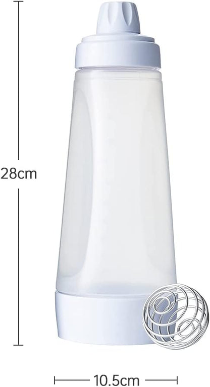 Squeeze bottle for batter - pancakes and waffles - with mixing ball V1189-HB001WSRG00038