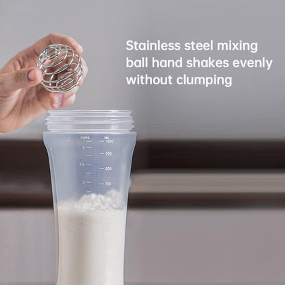 Squeeze bottle for batter - pancakes and waffles - with mixing ball V1189-HB001WSRG00038