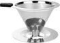 Coffee Filter - Reusable Stainless Steel Filter - Paper-Free - For Manual Coffee V1189-HB001WSRG00040