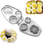 Egg Slicer - 3-in-1 Stainless Steel Slicer - For Eggs and Mushrooms - Precision Cutting Tool - Kitchen Aid V1189-HB001WSRG00048
