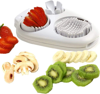 Egg Slicer - 3-in-1 Stainless Steel Slicer - For Eggs and Mushrooms - Precision Cutting Tool - Kitchen Aid V1189-HB001WSRG00048