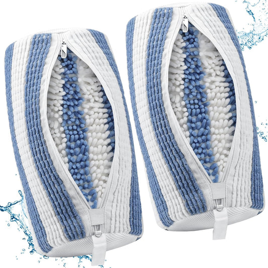 Shoe Wash Bag - Set of 2 - With Zipper - 360 Degree Cleaning - For Sneakers and Sports Shoes V1189-HB001WSRH00004