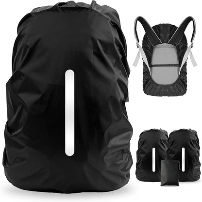 Backpack Cover - Waterproof and Reflective Protection - For Cycling and Hiking - 35 Liters V1189-HB001WSRP00001