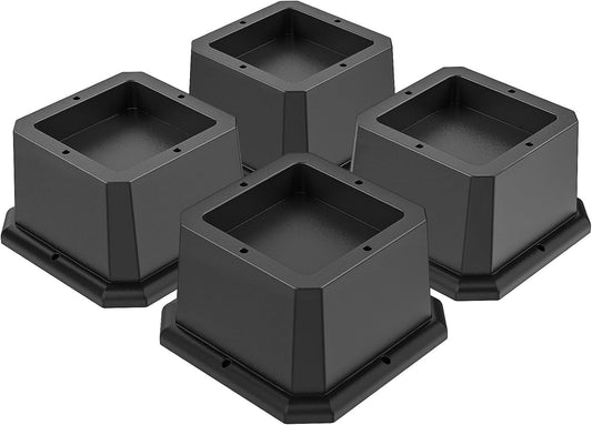 Furniture Risers 2 Inch Bed Risers Heavy Duty Adjustable Bed Lifts for Dorm Rooms Tables Desk Chair Leg V1189-HB001WSRT00012
