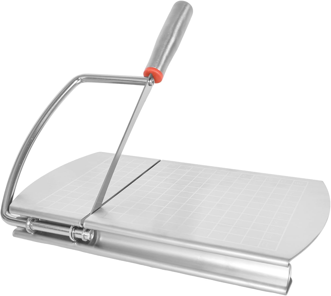 Cheese Cutter - Stainless Steel Blade with Measuring Scale - For Block Cheese and Sausage - Multifunctional V1189-HB001WSRT00029