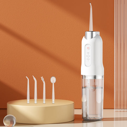 Portable Water Flosser - Electric Mouth and Teeth Cleaner for Home Use 1 Piece White V1189-HB001WSRX00002