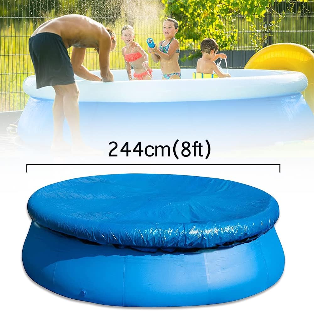 Swimming pool cover - Round pool cover - For above-ground pools - Waterproof and dustproof protective cover - V1189-HB001ZSSA00003