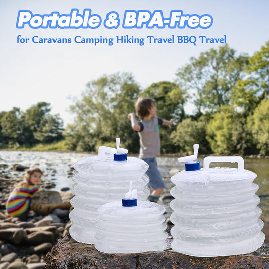 Collapsible Bucket - Collapsible Water Container - Portable & BPA Free Water Tank - Kettle - Bucket - V1189-HB001ZSSA00040