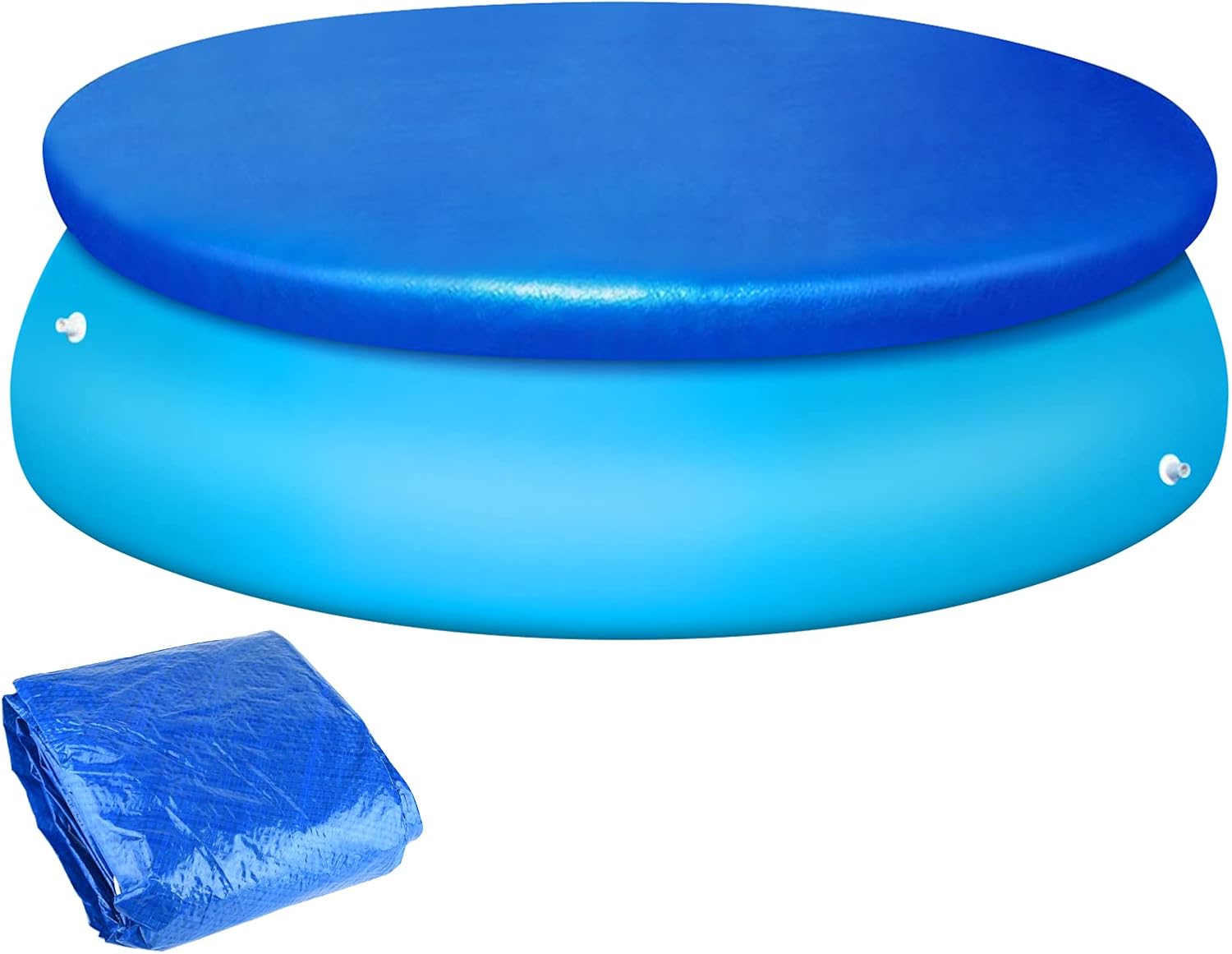 Pool Cover - Round Pool Cover - Round Pool Cover Dust Cover - Suitable for Round Inflatable Pools for Home V1189-HB001ZSSA00048