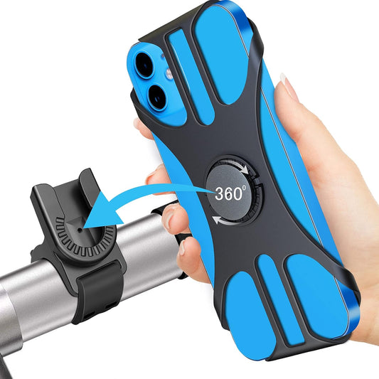 Universal detachable bicycle and motorcycle phone holder - 360 degrees rotatable and adjustable bicycle phone V1189-HB001ZSSA00069