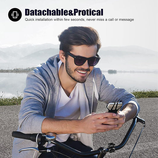 Universal detachable bicycle and motorcycle phone holder - 360 degrees rotatable and adjustable bicycle phone V1189-HB001ZSSA00069