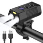 Bicycle lamp - High lumen bicycle headlamp, 2 LEDs - Super bright headlamp - 7 modes for all bicycles, V1189-HB001ZSSA00072