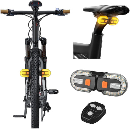 LED Bicycle Rear Light - with Turn Signal - Split Bicycle Rear Light - Bicycle Indicator Light USB V1189-HB001ZSSA00073