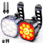 LED bicycle rear light -IPX5 Waterproof & Shockproof - USB-C Rechargeable - Safety Warning Strobe Light - 6 V1189-HB001ZSSA00074