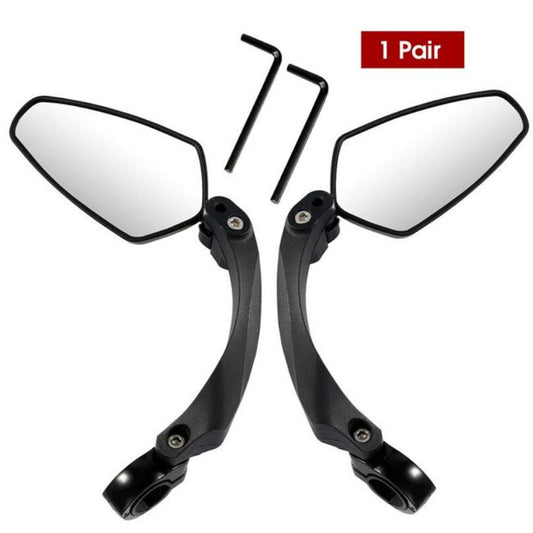 Bicycle rearview mirror - 1 pair - Black V1189-HB001ZSSA00078