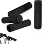 Bicycle handlebar covers - Soft rubber - Anti-slip - Black Bicycle handlebar - Universal handlebar covers - V1189-HB001ZSSA00079