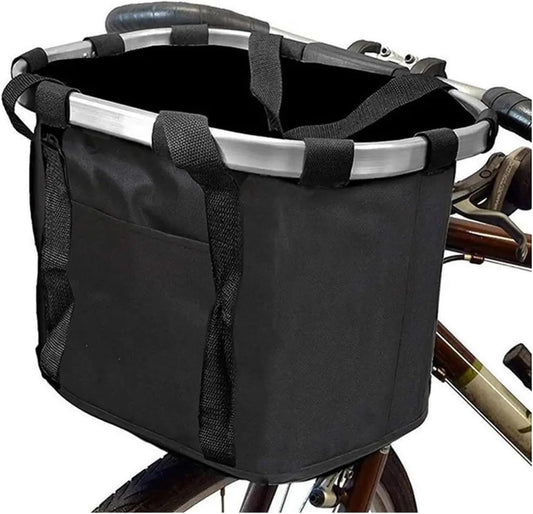 Bicycle basket - Front bike basket - Small dog carrier - Removable mountain bike handlebar tube - Hanging V1189-HB001ZSSA00222
