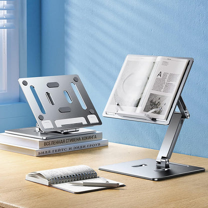 Computer Stand - Adjustable Lift Stand - Suitable for laptop, tablet, textbooks, cookbooks and magazines - V1189-HB001ZSSB00121
