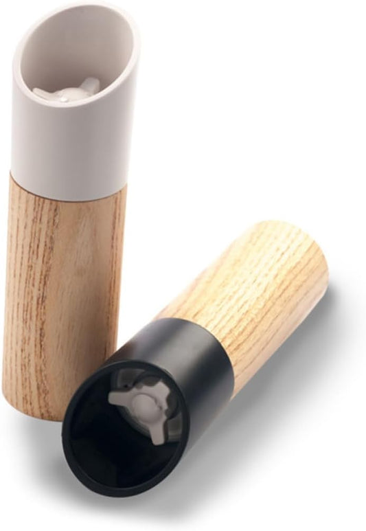 Pepper Mill - Manual Ceramic - Wooden Kitchen Utensil - For Freshly Ground Spices - Easy to Clean - 150mm * V1189-HB001ZSSG00017