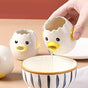 Egg White Separator - Ceramic Egg Yolk Separator - Portable Kitchen Gadget - Yellow Chicken - 2 Pieces V1189-HB001ZSSG00055