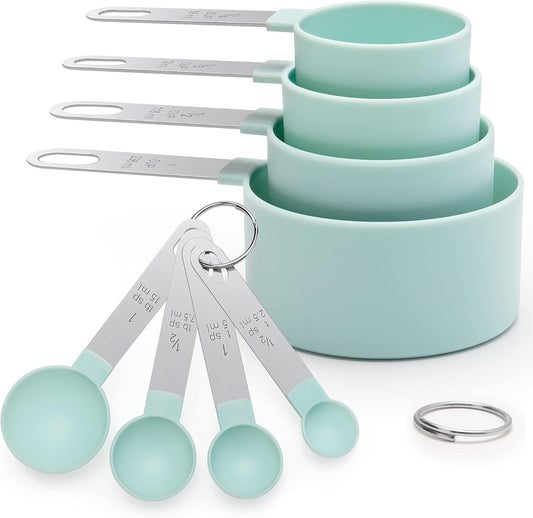 Measuring Cups & Spoons - Interlocking measuring cups for measuring dry or liquid ingredients - Stainless V1189-HB001ZSSG00063