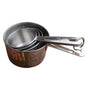 Stainless Steel Measuring Cups - 60, 80, 120, 235 ml - Silver - Set of 4 V1189-HB001ZSSG00064