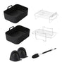 Airfryer Accessory Set - Silicone Liner, Grill, Steam Basket, Baking Tray and Pan - Set of 7 V1189-HB001ZSSG00133