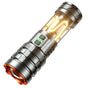 Flashlight - Type-C Super Bright Rechargeable - Multifunctional Large Capacity - Camping - Black - V1189-HB001ZSSG00134