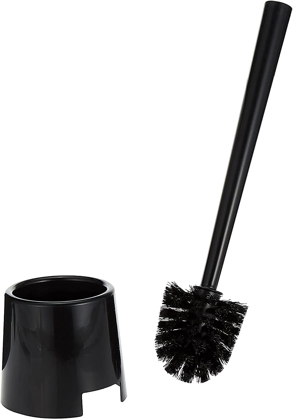 Toilet brush-Toilet holder-Black V1189-HB001ZSSG00140