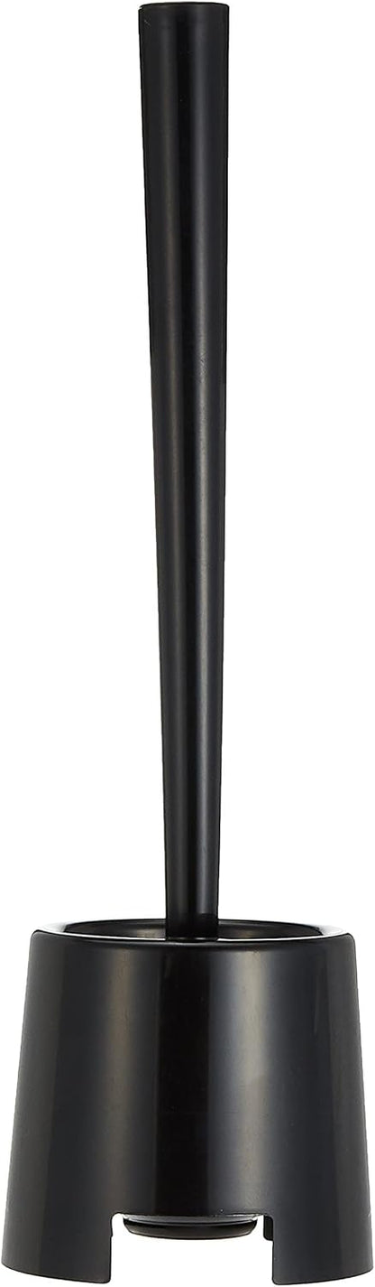 Toilet brush-Toilet holder-Black V1189-HB001ZSSG00140