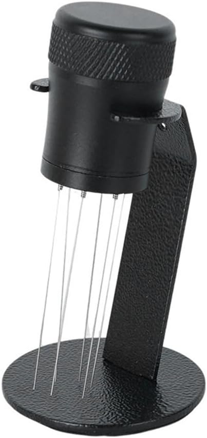 Coffee Mixer - Fabric Mixer with Holder - 6-Pin Coffee Stirrer - Removable and Washable Mixer - Black V1189-HB001ZSSG00143