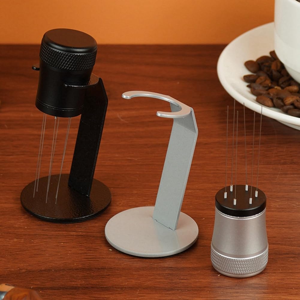 Coffee Mixer - Fabric Mixer with Holder - 6-Pin Coffee Stirrer - Removable and Washable Mixer - Black V1189-HB001ZSSG00143