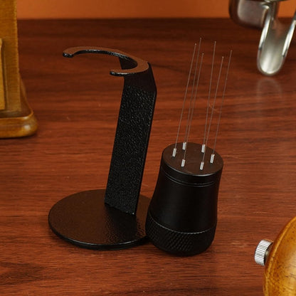 Coffee Mixer - Fabric Mixer with Holder - 6-Pin Coffee Stirrer - Removable and Washable Mixer - Black V1189-HB001ZSSG00143