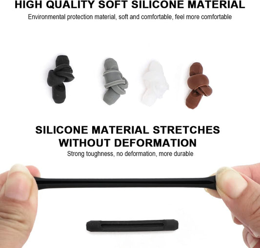 Silicone Ear Hooks - Eyeglass Accessories - Anti-slip and Anti-fall Leg Straps - Fixed Glasses Frame - V1189-HB001ZSSG00160