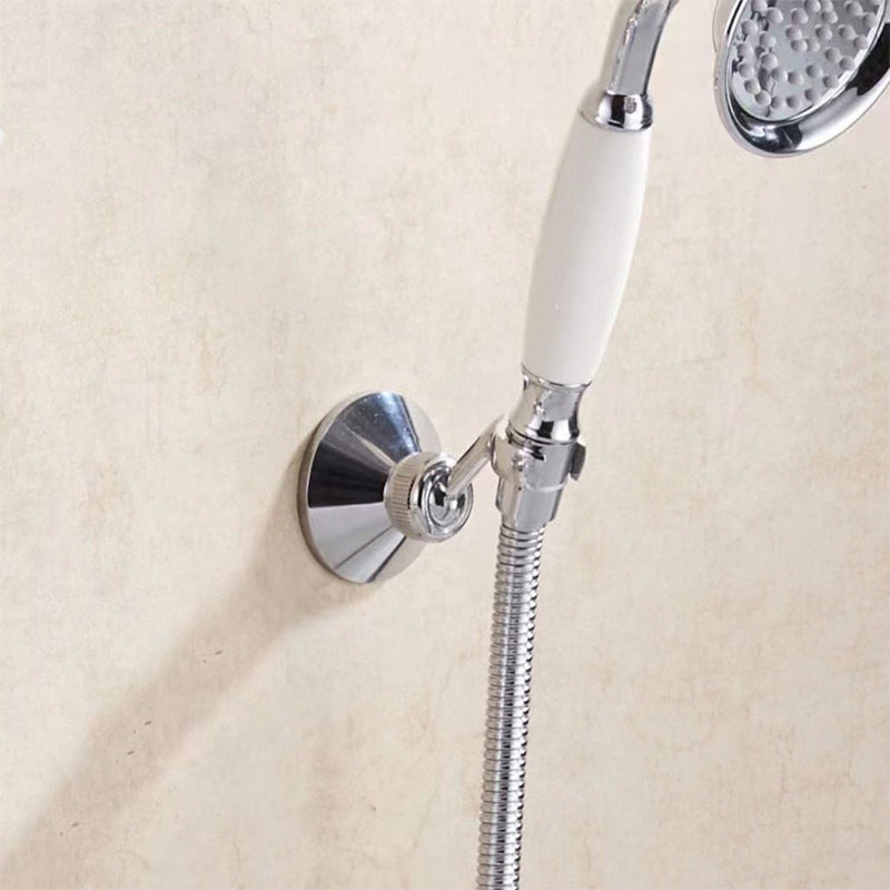 Shower Head Bracket - Adjustable Bracket - Bathroom Chrome Wall Mount - 22mm V1189-HB001ZSSG00174