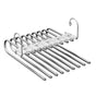 clothes hangers-stainless steel trouser rack-space saving-trouser rack-wardrobe-storage rack-5 tiers-1 V1189-HB001ZSSG00186