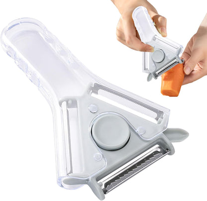 Grater - Cheese Grater - Portable Switchable Peeler - Small Switchable Stainless Steel Food Grater - with V1189-HB001ZSSG00219