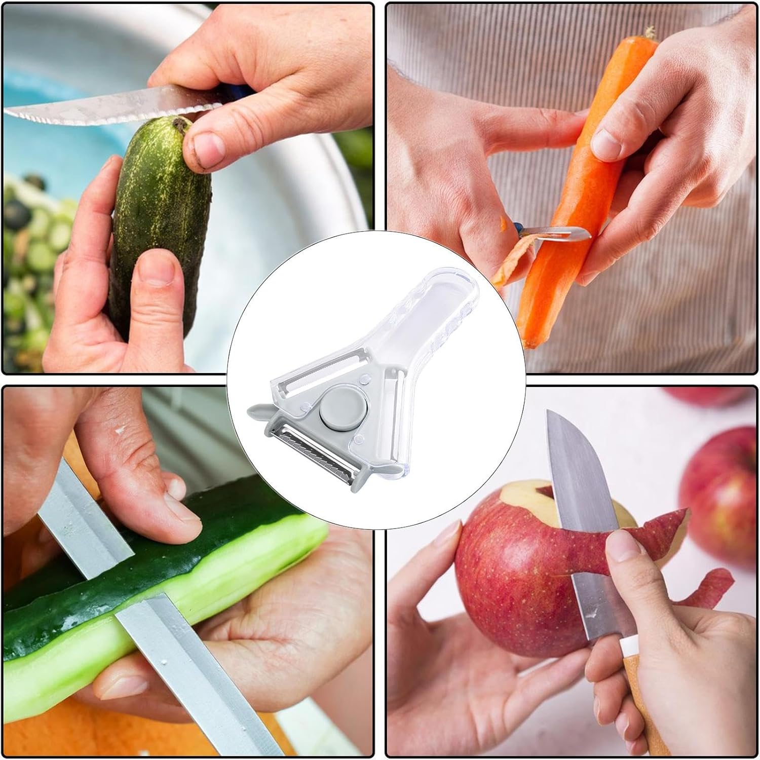 Grater - Cheese Grater - Portable Switchable Peeler - Small Switchable Stainless Steel Food Grater - with V1189-HB001ZSSG00219