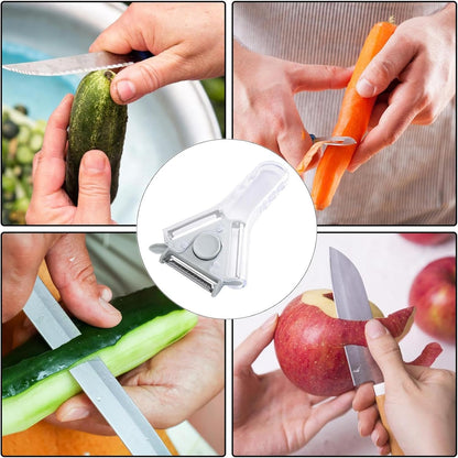 Grater - Cheese Grater - Portable Switchable Peeler - Small Switchable Stainless Steel Food Grater - with V1189-HB001ZSSG00219
