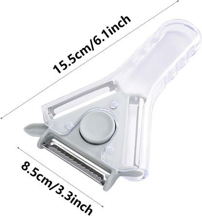 Grater - Cheese Grater - Portable Switchable Peeler - Small Switchable Stainless Steel Food Grater - with V1189-HB001ZSSG00219